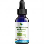 Green Coast Pet Full Spectrum Hemp Oil for Cats 100 mg.