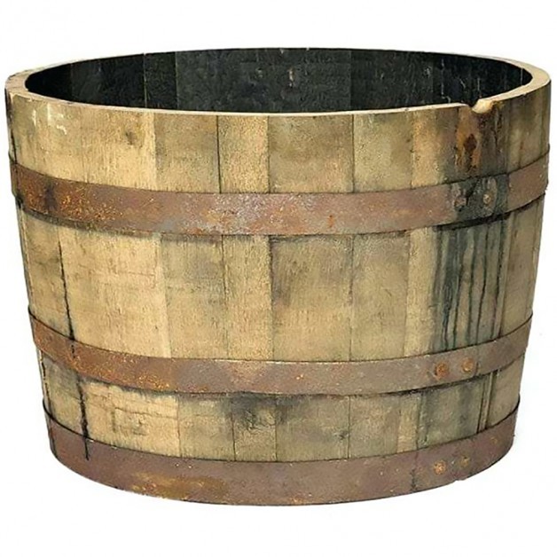 Whiskey Barrel Half.