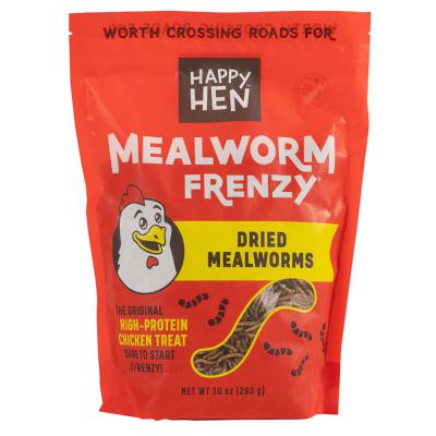 Happy Hen Mealworm Frenzy Dried Mealworms 10 oz.