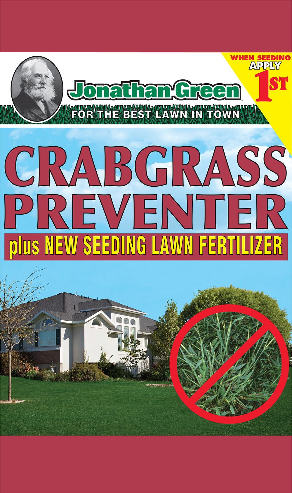 Jonathan Crabgrass Preventer W/New Seeding Lawn Fertilizer 5,000 Sq Ft