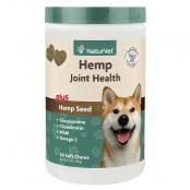 NaturVet Hemp Joint Health Plus Hemp Seed 60 Soft Chews