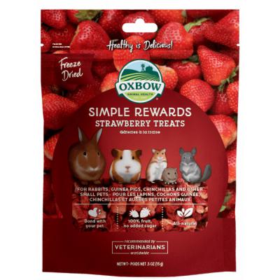 Oxbow Simple Rewards Strawberry Treats .5 oz. - Temporarily out of stock