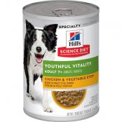 Science Diet Youthful Vitality Adult 7+ Chicken & Vegetable Stew Dog Food 12.5 oz.