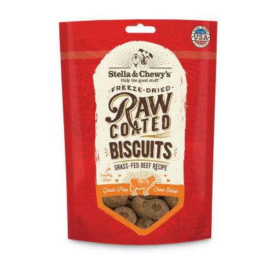 STELLA & CHEWY FD RAW COATED BISCUITS BEEF 9 OZ