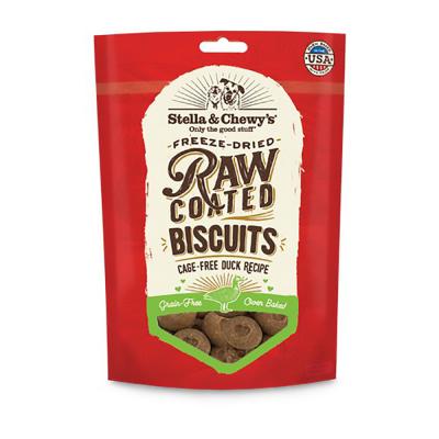 STELLA & CHEWY FD RAW COATED BISCUITS DUCK 9 OZ