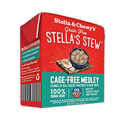 STELLA & CHEWY STELLA'S STEW CAGE-FREE MEDLEY 11 FL. OZ