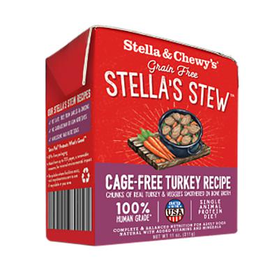 STELLA & CHEWY STELLA'S STEW CAGE-FREE TURKEY RECIPE 11 FL. OZ